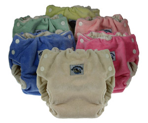 Swaddlebees Organic Cotton Velour Fitted Diapers