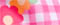 FuzziBunz Perfect Size Pocket Diaper - Pink Floral Gingham - <font color=red>SALE<font>